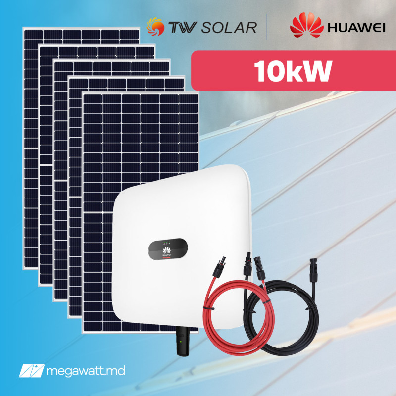 10 kWp TW Solar 550W + Huawei 3-phased Fotovoltaic System On-Grid